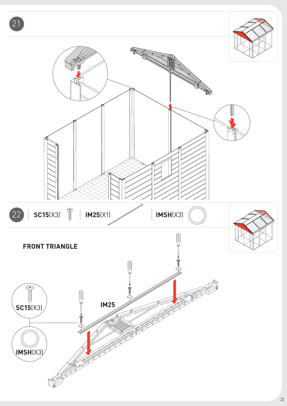 Keter Infinity 8X9 User Manual | Page 23 / 64