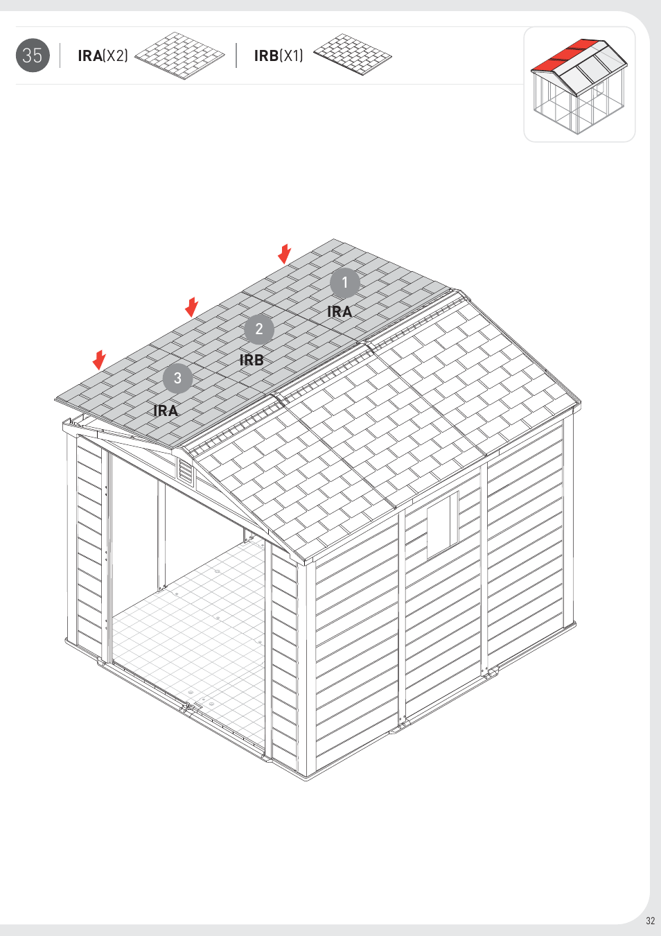 Keter Infinity 8X9 User Manual | Page 33 / 64