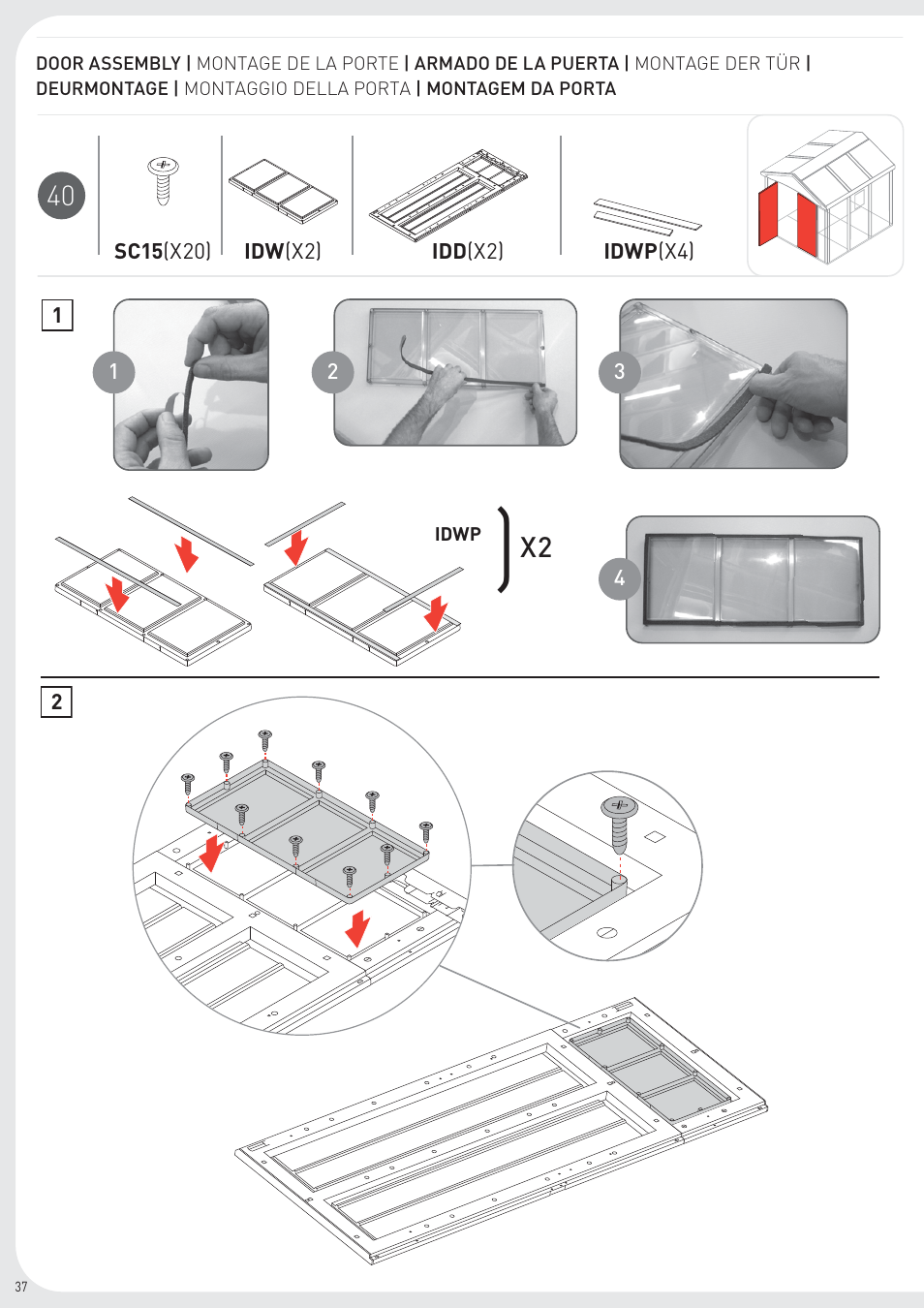 Keter Infinity 8X9 User Manual | Page 38 / 64