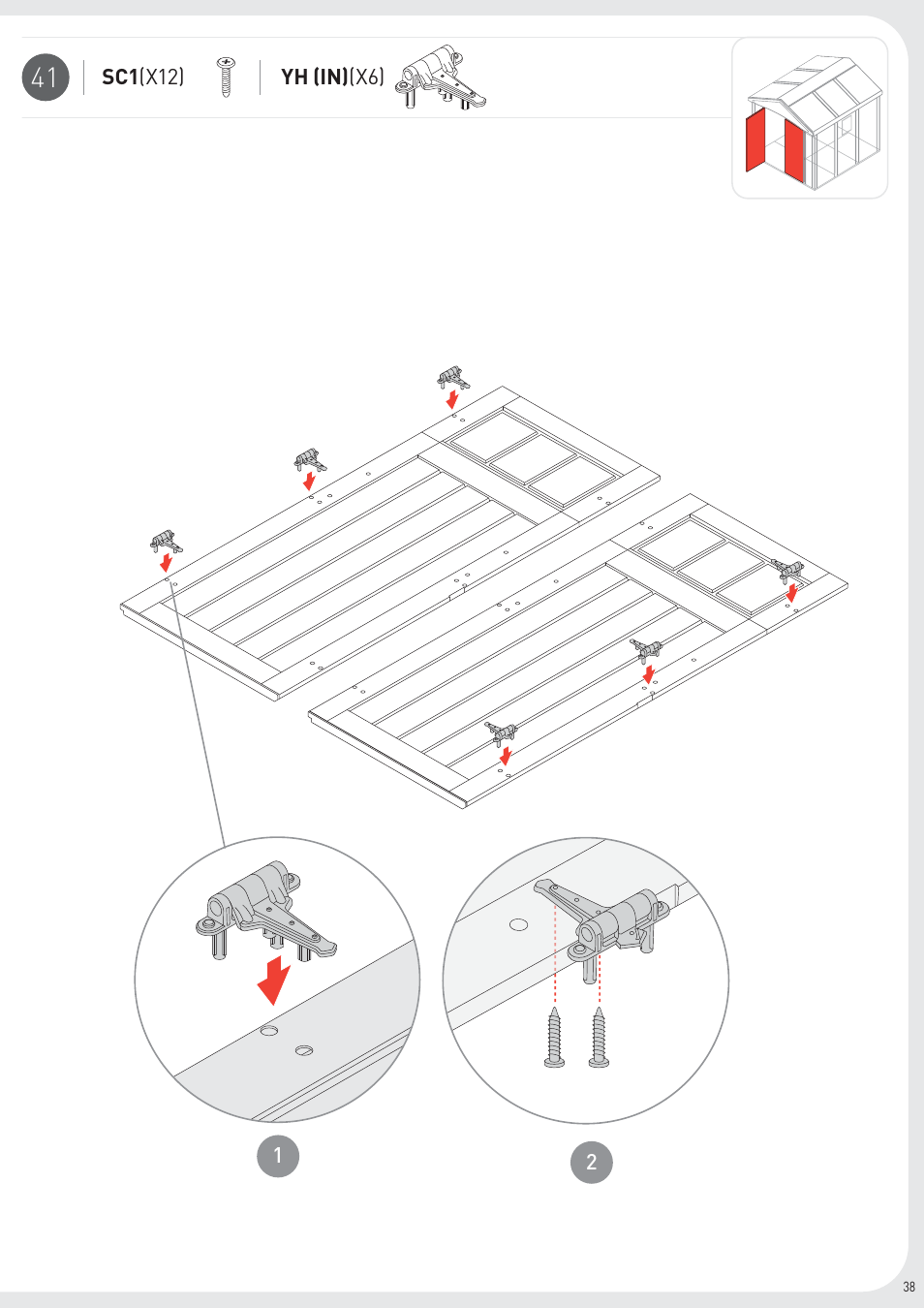Keter Infinity 8X9 User Manual | Page 39 / 64