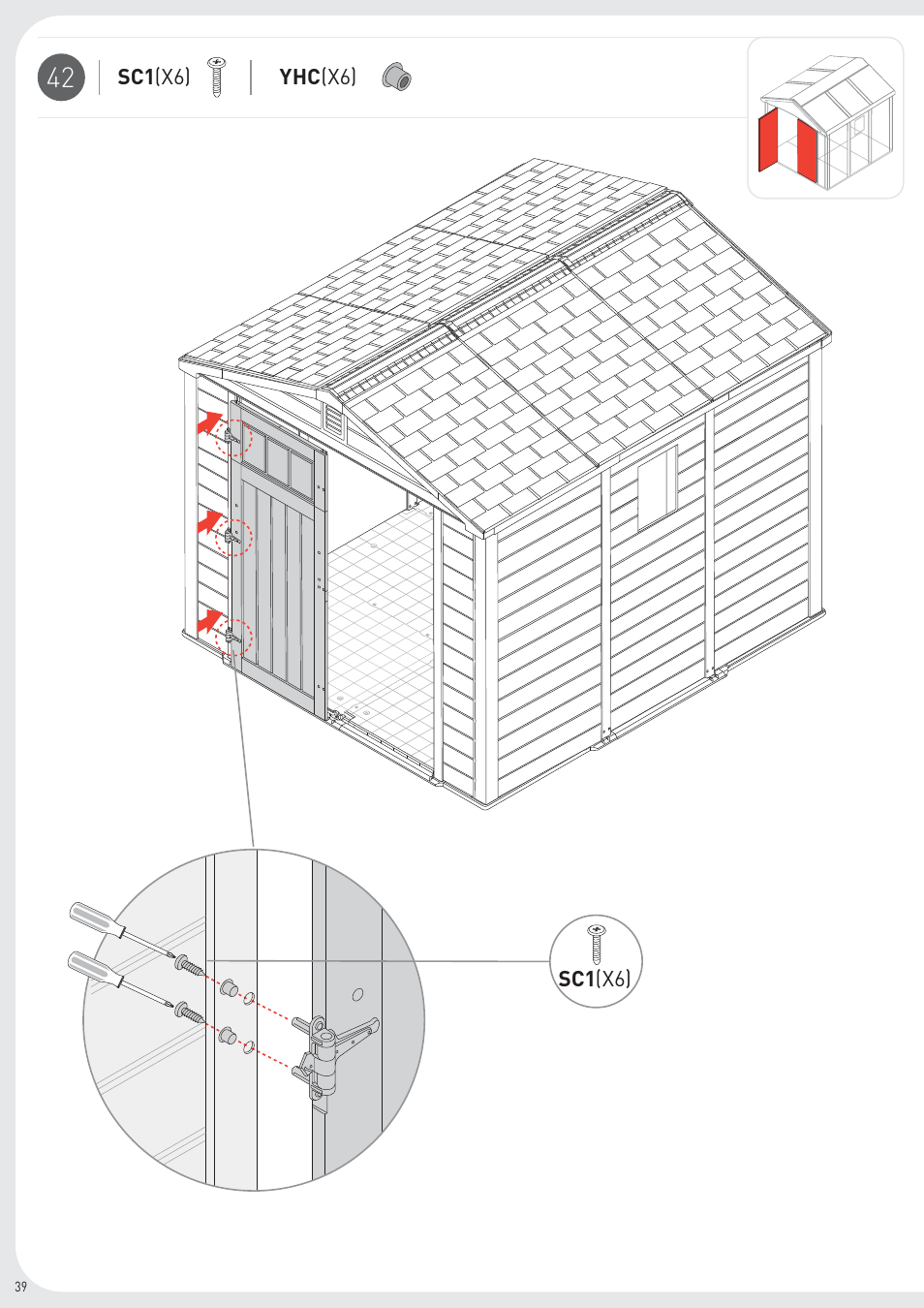 Keter Infinity 8X9 User Manual | Page 40 / 64