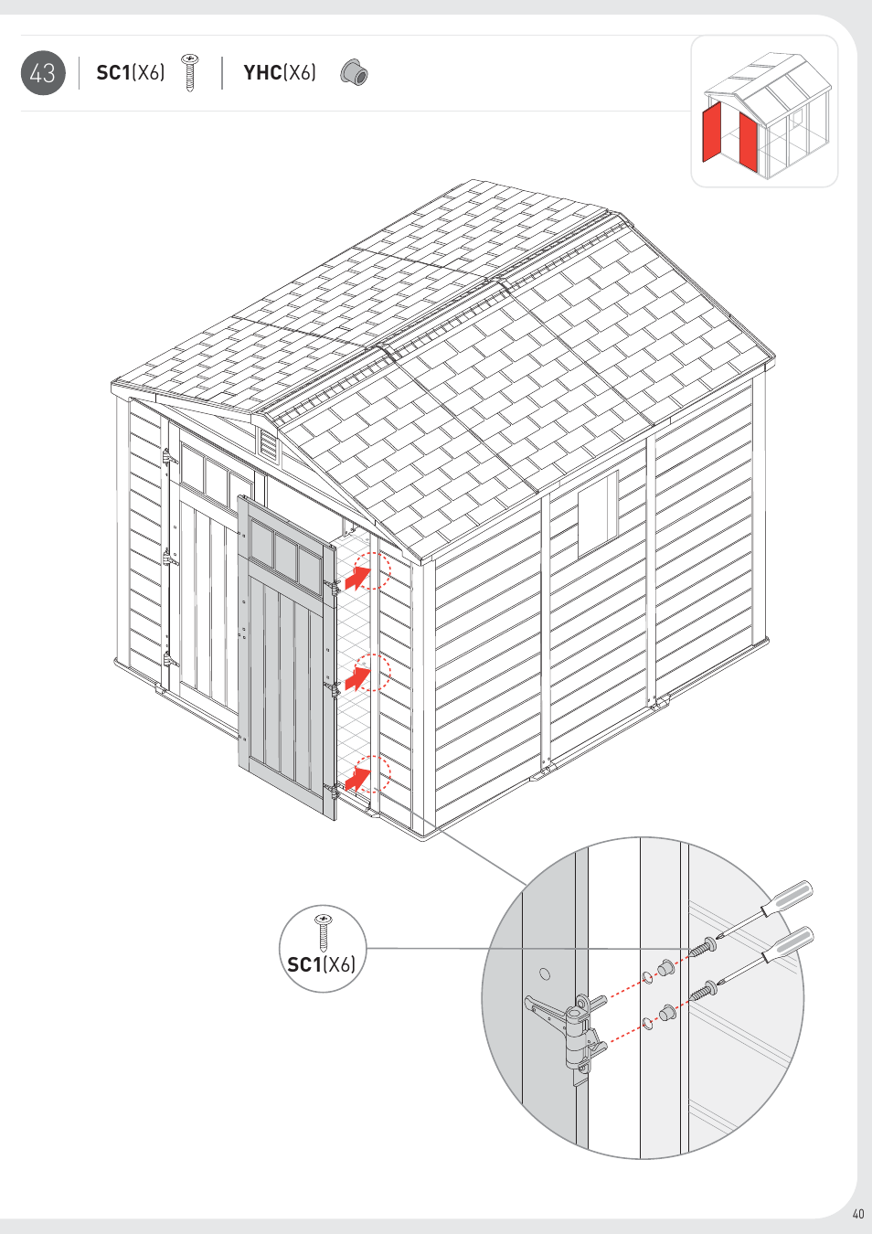 Keter Infinity 8X9 User Manual | Page 41 / 64