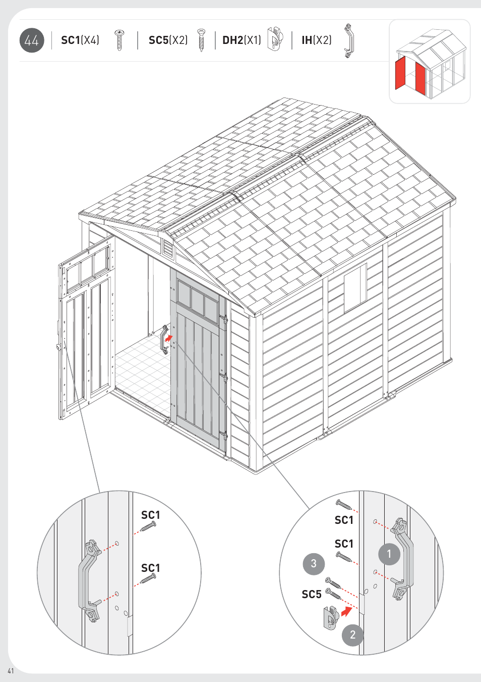 Keter Infinity 8X9 User Manual | Page 42 / 64