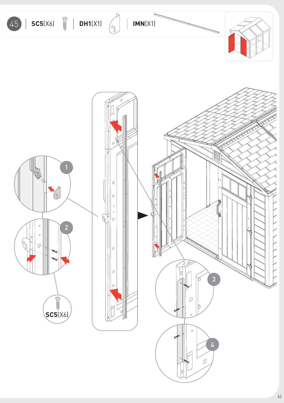 Keter Infinity 8X9 User Manual | Page 43 / 64