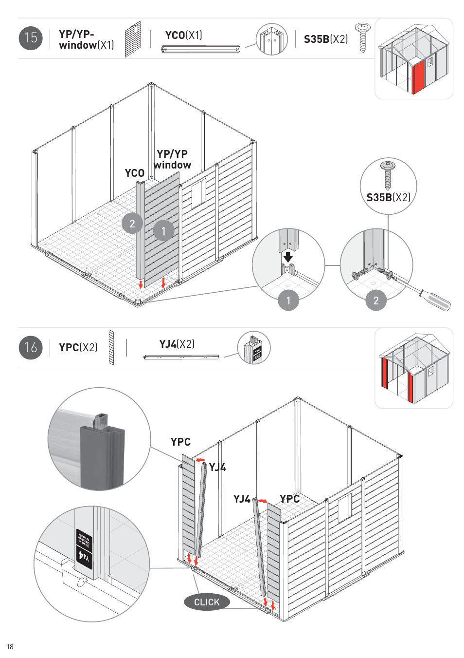 Keter Infinity 8X9 NG User Manual | Page 20 / 64