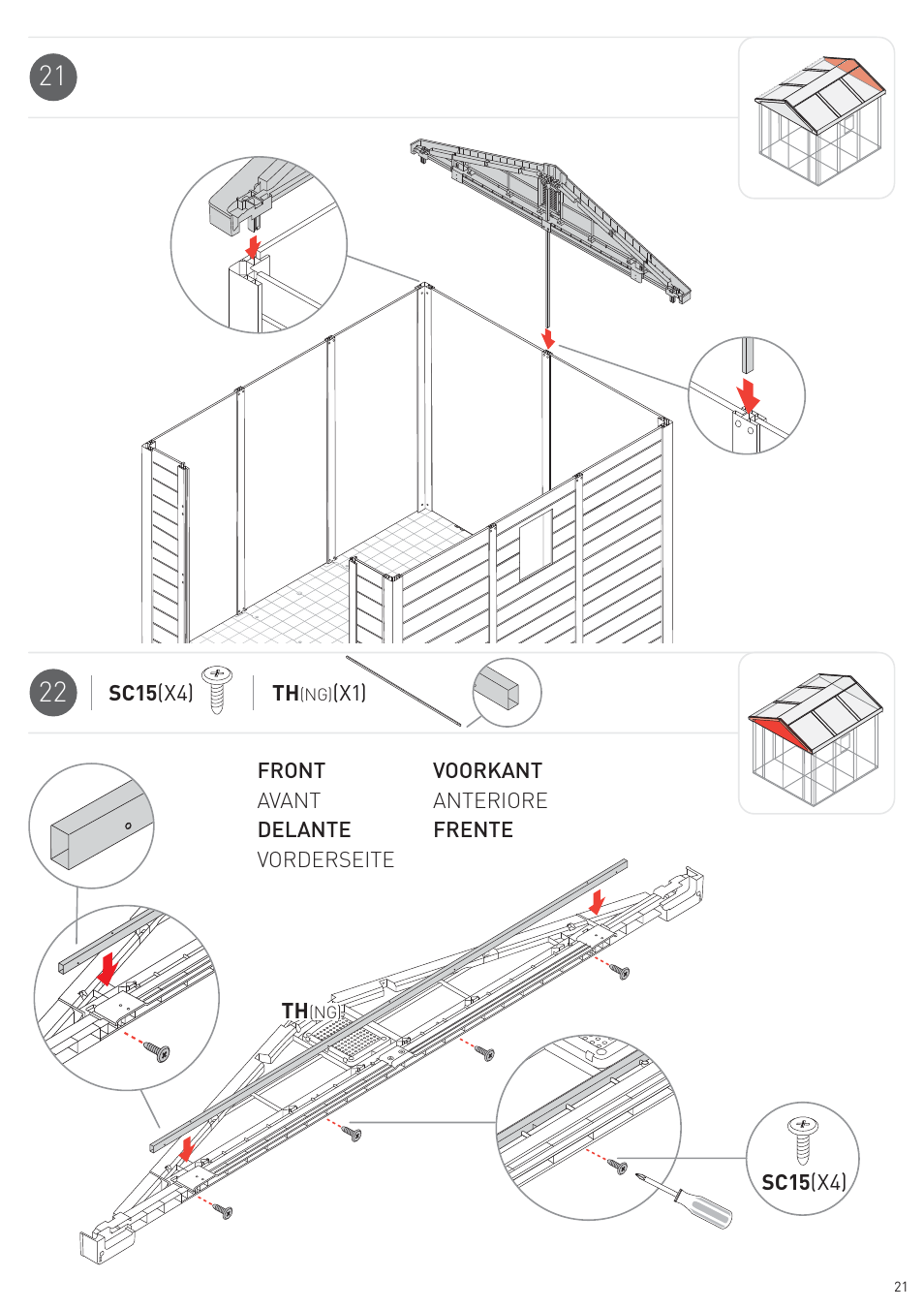 Keter Infinity 8X9 NG User Manual | Page 23 / 64