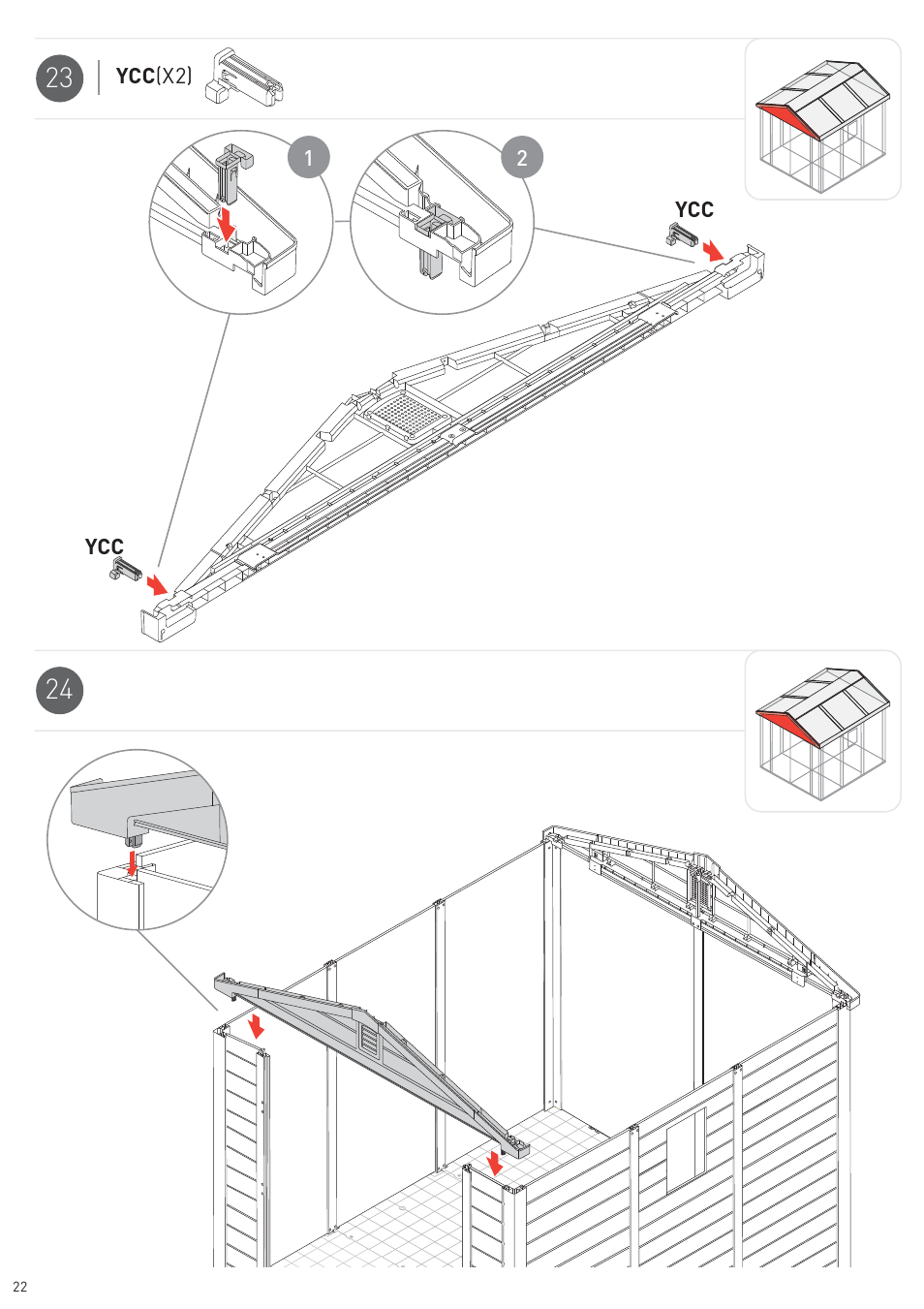 Keter Infinity 8X9 NG User Manual | Page 24 / 64