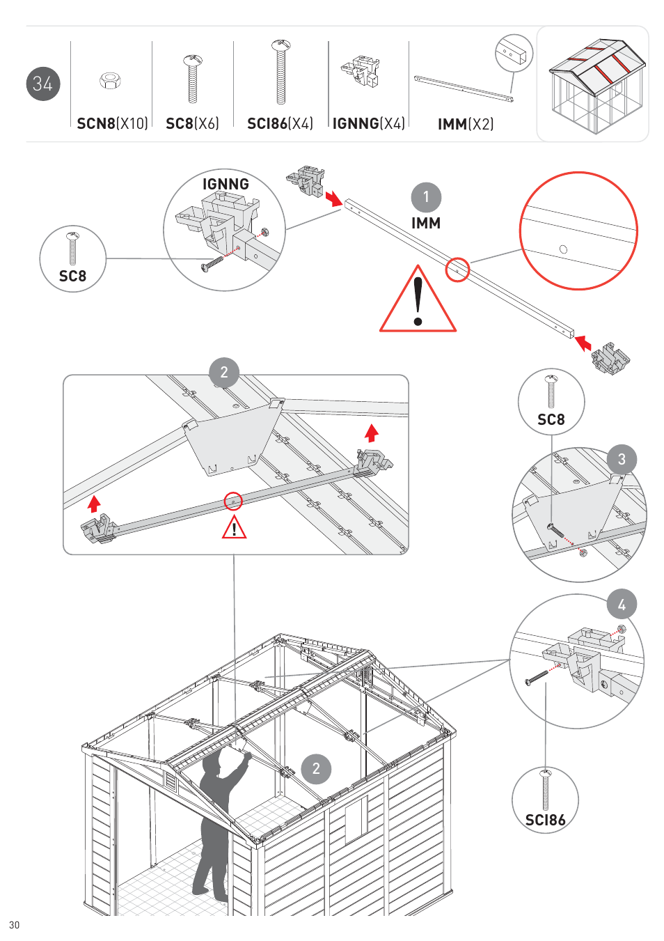 Keter Infinity 8X9 NG User Manual | Page 32 / 64
