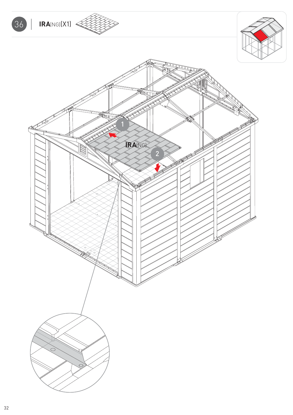 Keter Infinity 8X9 NG User Manual | Page 34 / 64