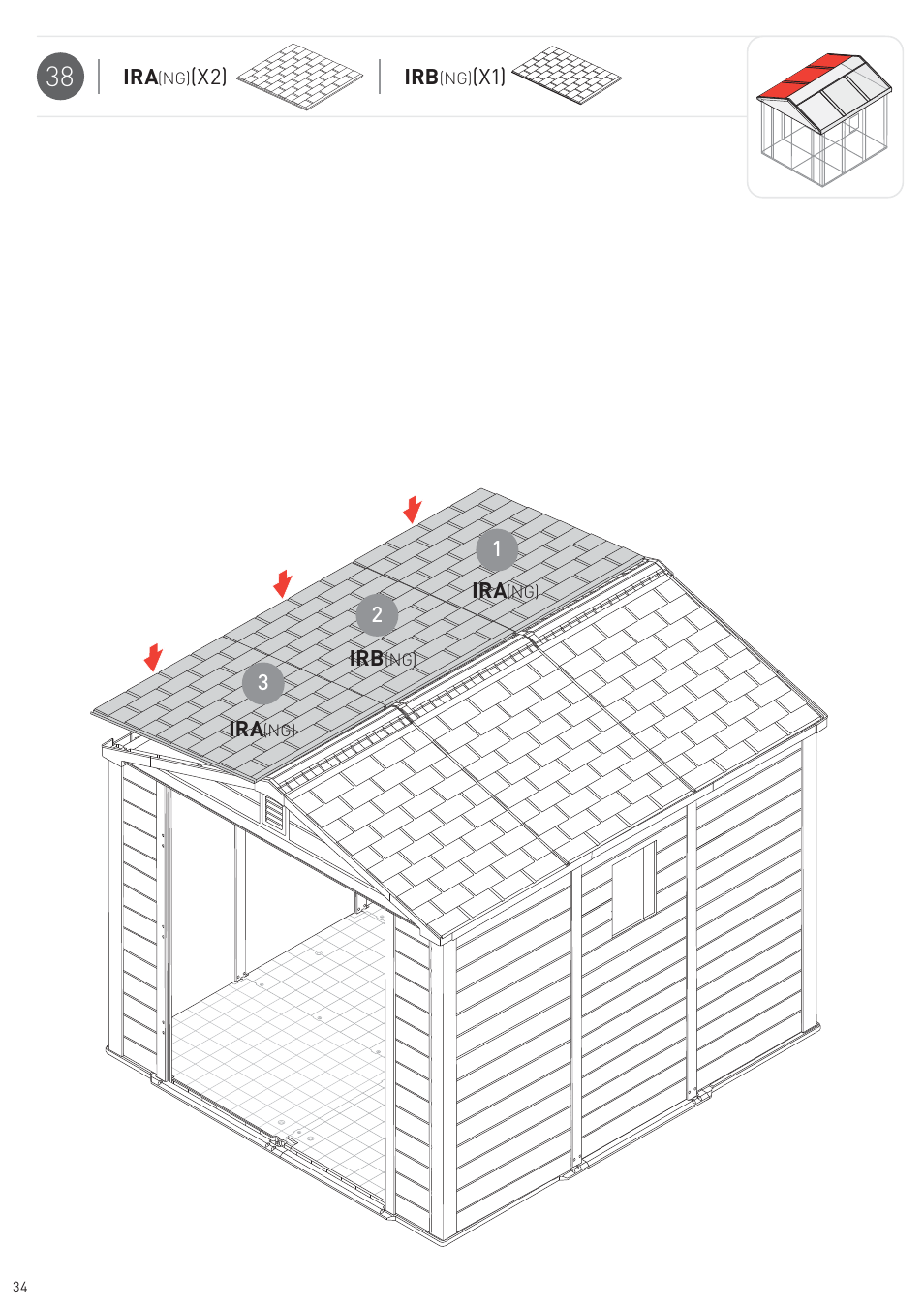 Keter Infinity 8X9 NG User Manual | Page 36 / 64