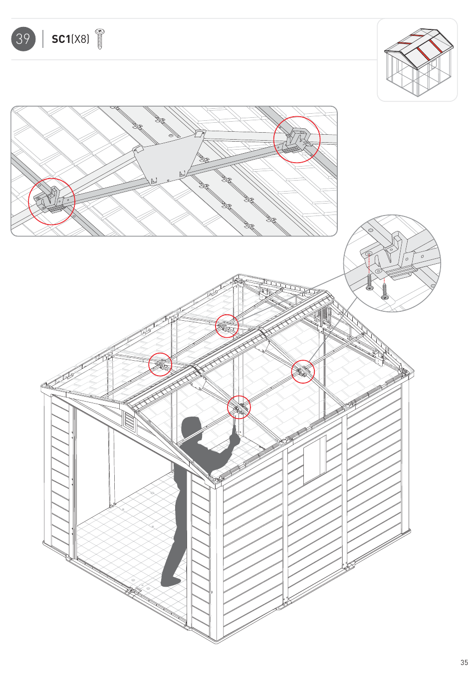 Keter Infinity 8X9 NG User Manual | Page 37 / 64