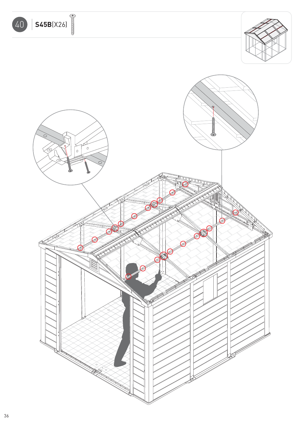 Keter Infinity 8X9 NG User Manual | Page 38 / 64