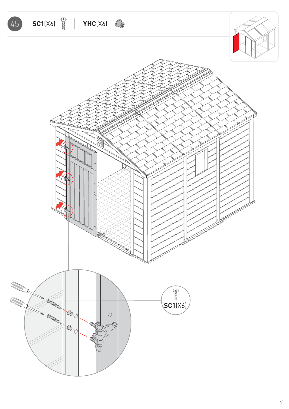 Keter Infinity 8X9 NG User Manual | Page 43 / 64