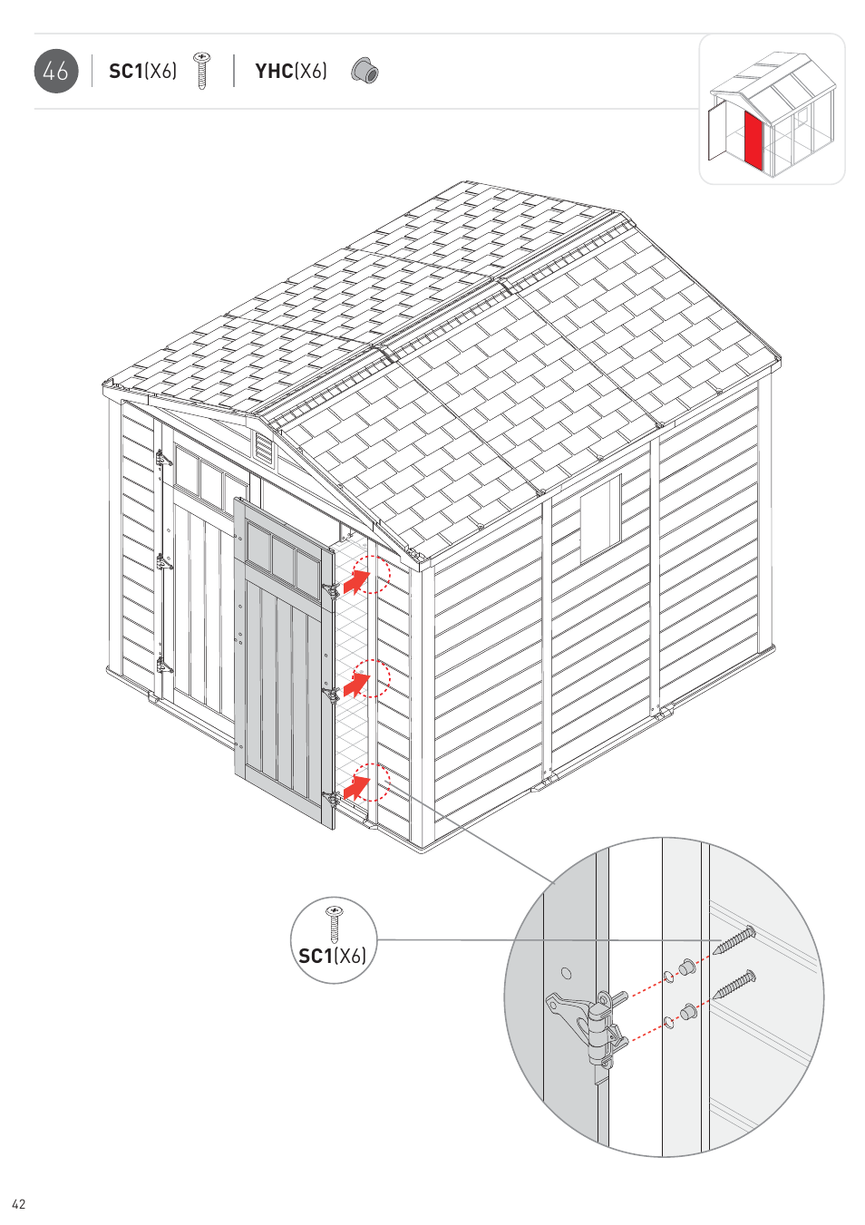 Keter Infinity 8X9 NG User Manual | Page 44 / 64