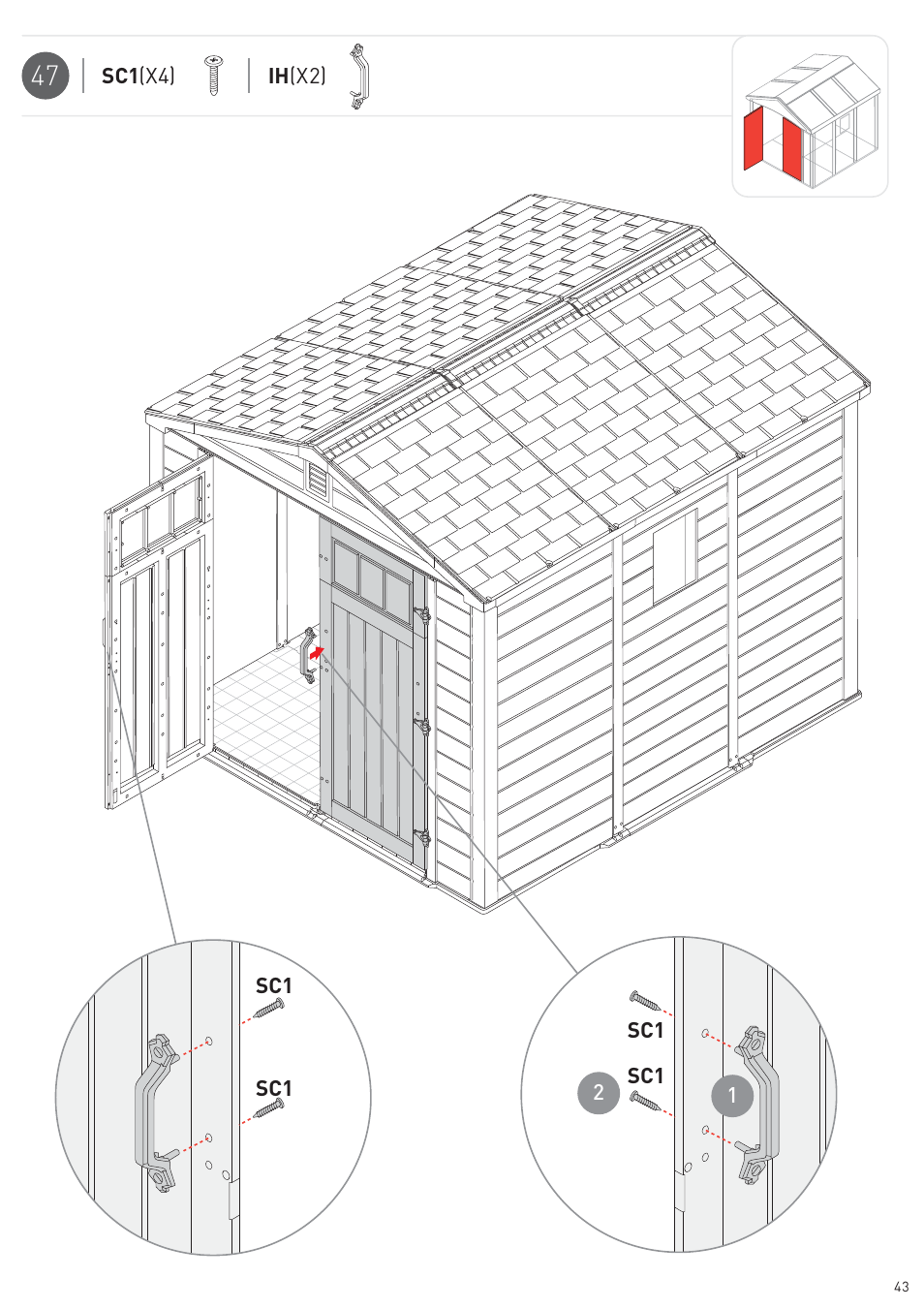 Keter Infinity 8X9 NG User Manual | Page 45 / 64
