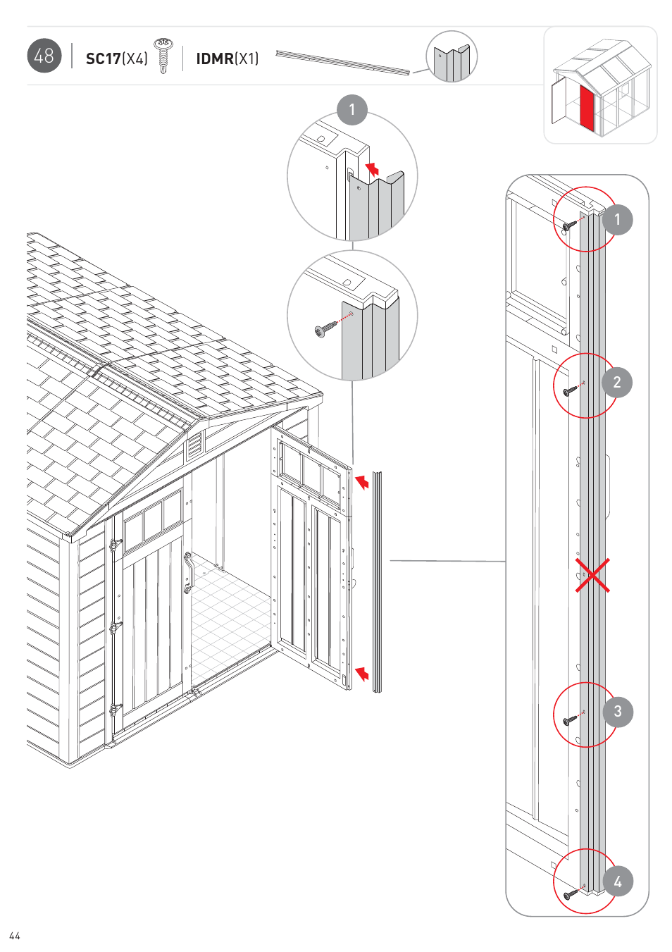 Keter Infinity 8X9 NG User Manual | Page 46 / 64