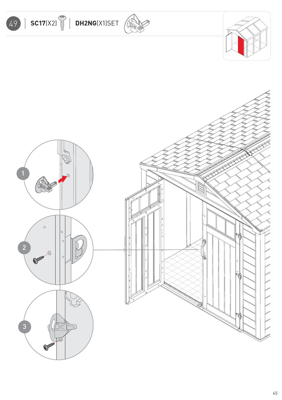 Keter Infinity 8X9 NG User Manual | Page 47 / 64