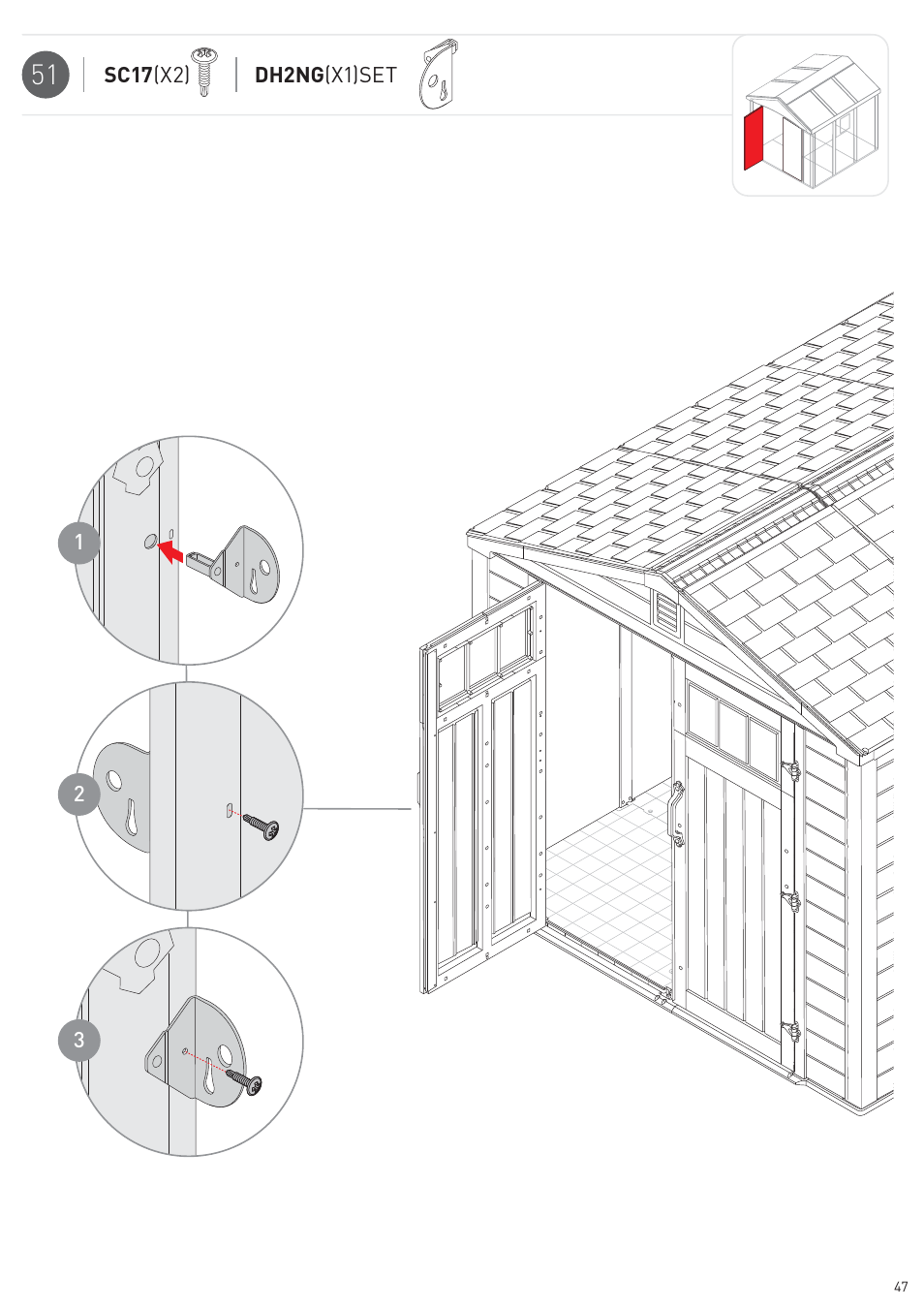 Keter Infinity 8X9 NG User Manual | Page 49 / 64