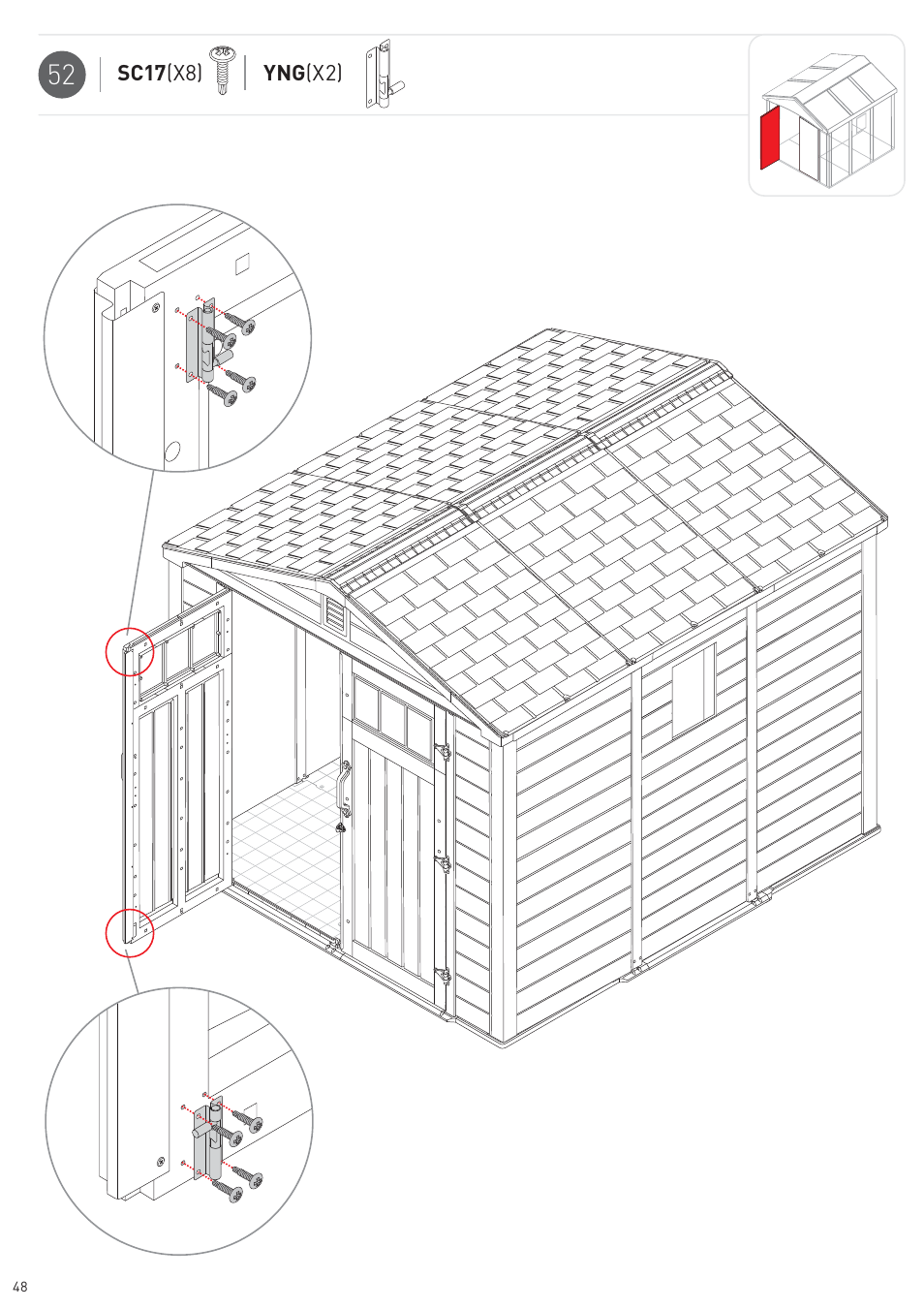 Keter Infinity 8X9 NG User Manual | Page 50 / 64
