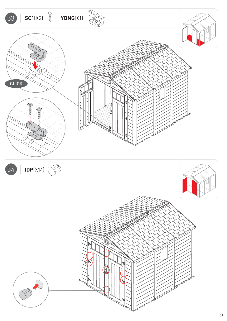 Keter Infinity 8X9 NG User Manual | Page 51 / 64
