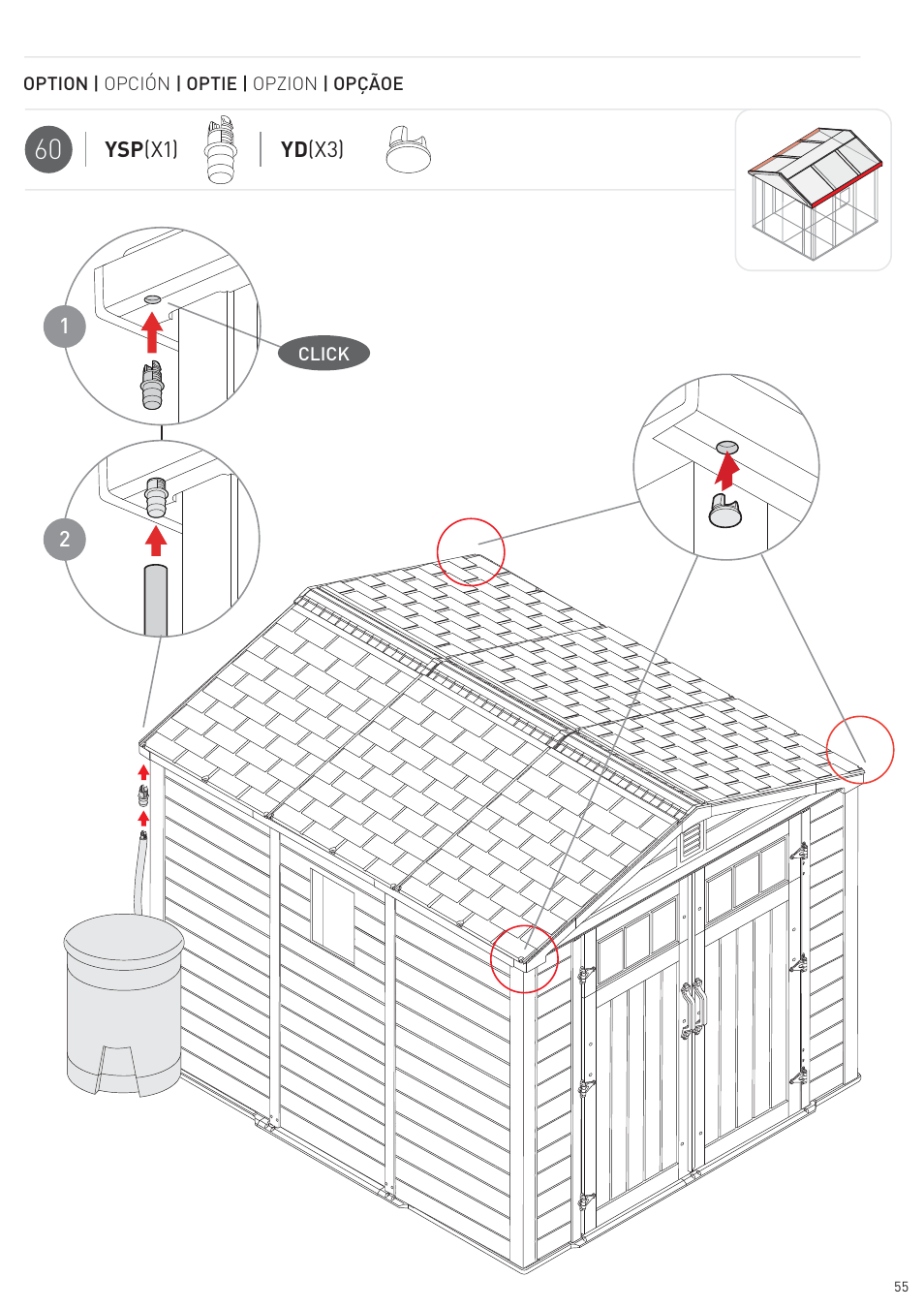Keter Infinity 8X9 NG User Manual | Page 57 / 64