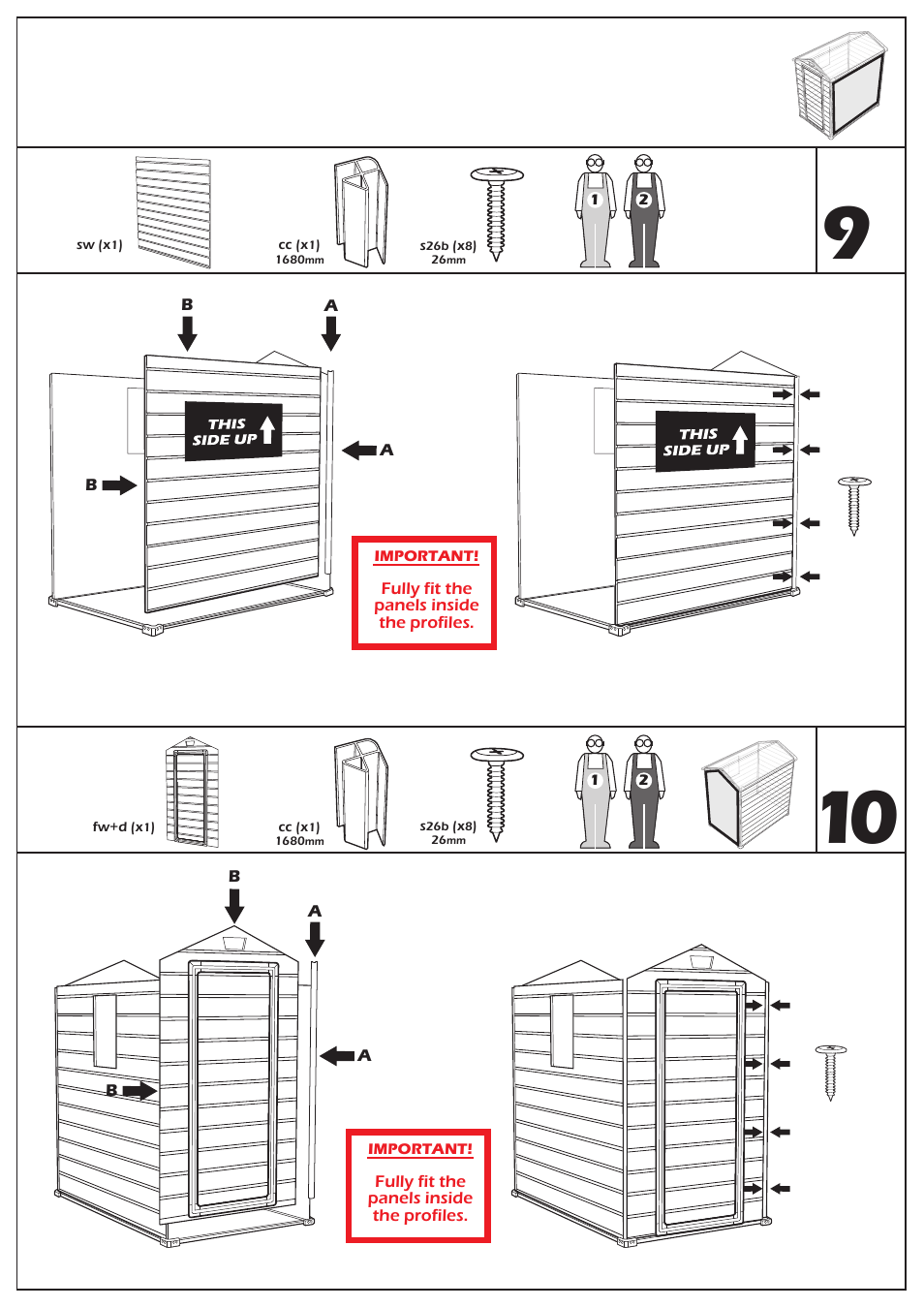 Keter Manor 4X6 User Manual | Page 12 / 19