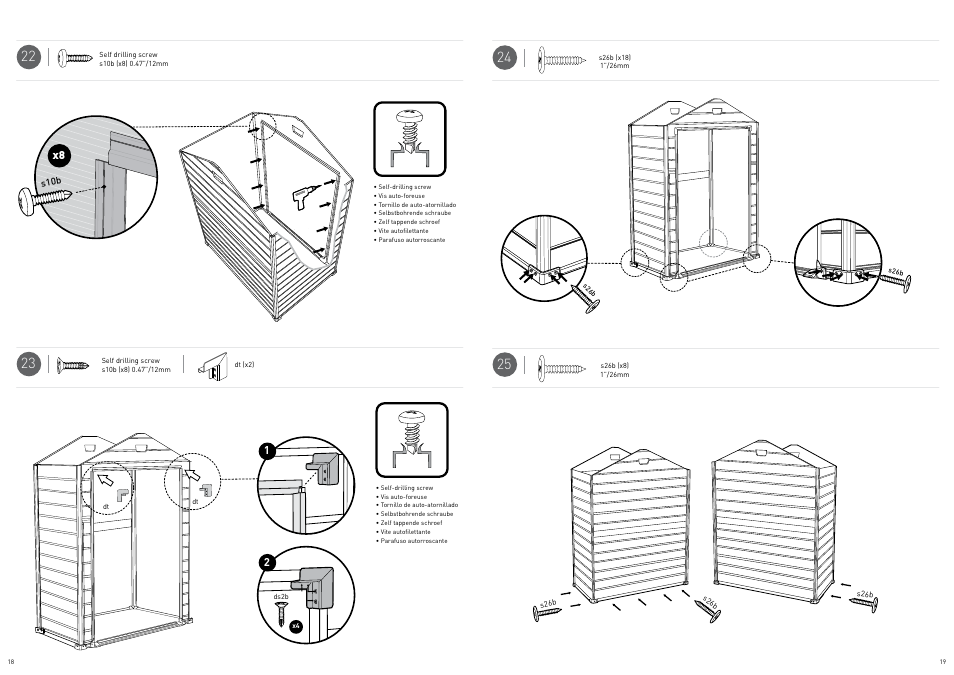 Keter Manor 6X3DD User Manual | Page 10 / 17