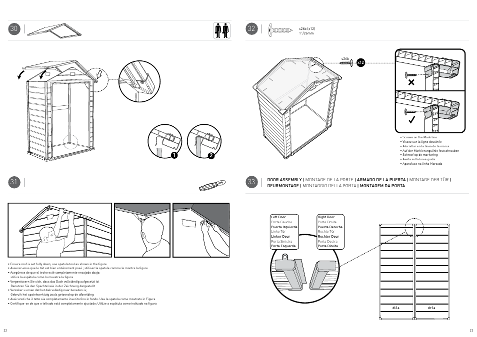 Keter Manor 6X3DD User Manual | Page 12 / 17