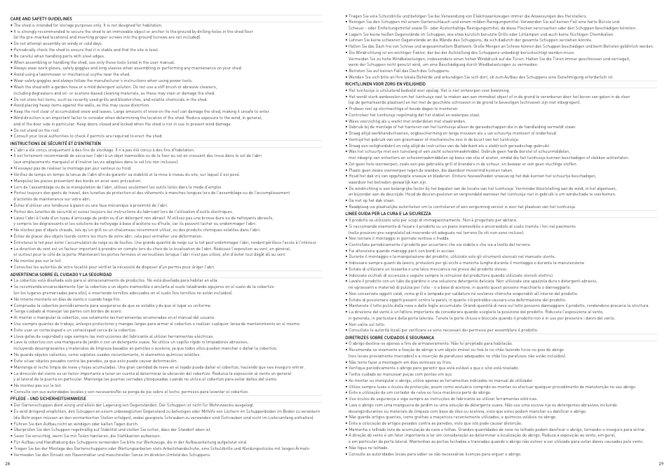 Keter Manor 6X3DD User Manual | Page 15 / 17