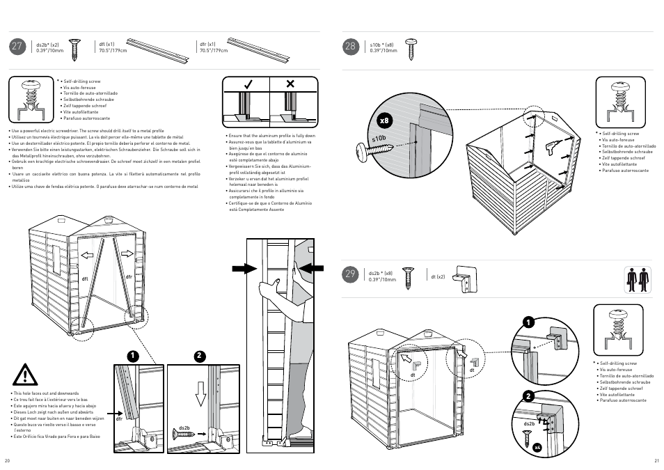 Keter Manor 6X8DD User Manual | Page 11 / 21