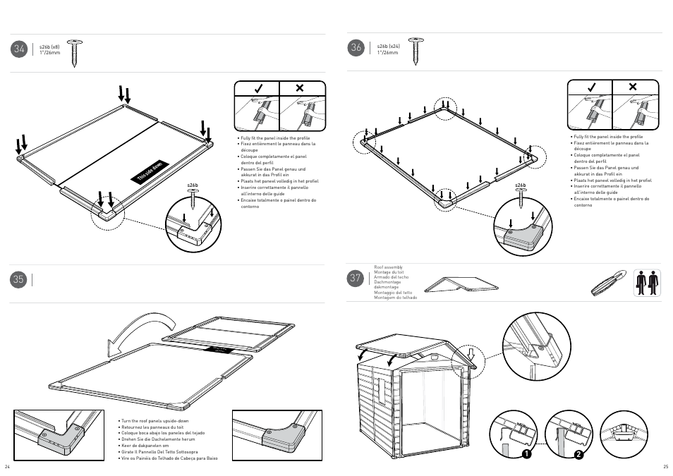 Keter Manor 6X8DD User Manual | Page 13 / 21