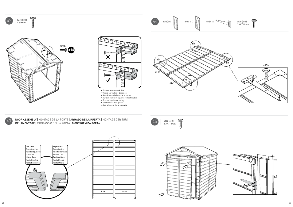 Keter Manor 6X8DD User Manual | Page 15 / 21
