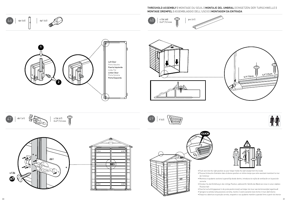 Keter Manor 6X8DD User Manual | Page 16 / 21