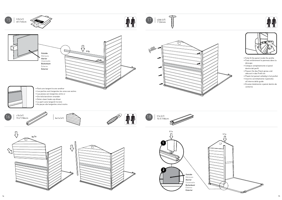 Keter Manor 6X8DD User Manual | Page 8 / 21