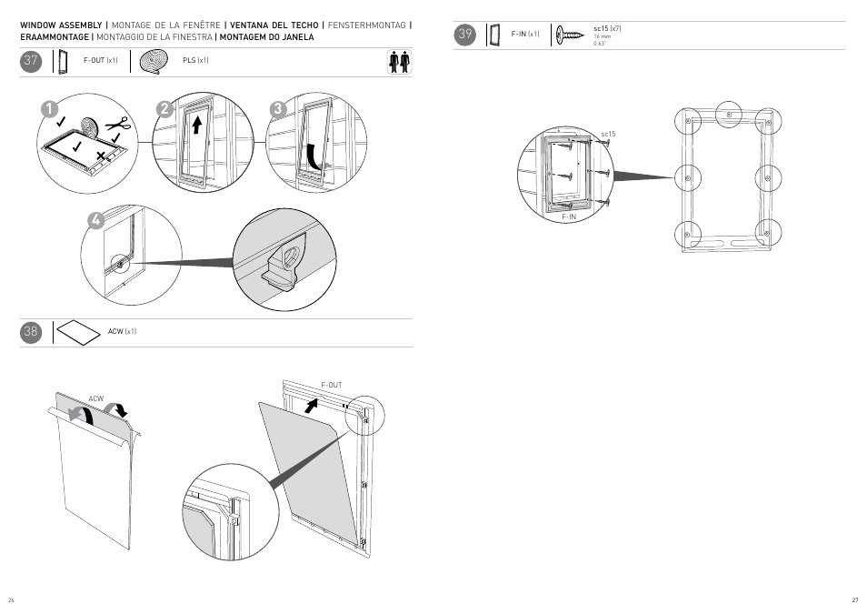 Keter Manor Pent 6x4 User Manual | Page 14 / 17