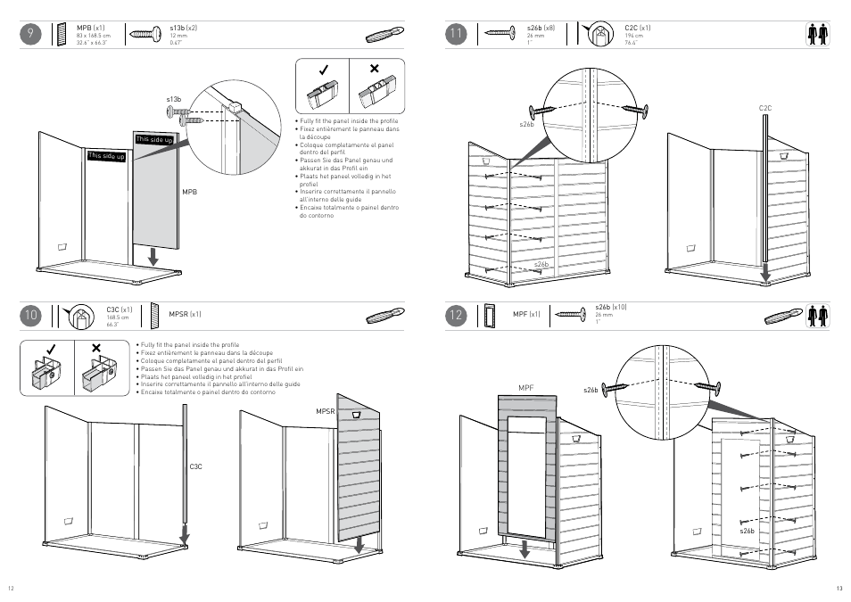 Keter Manor Pent 6x4 User Manual | Page 7 / 17