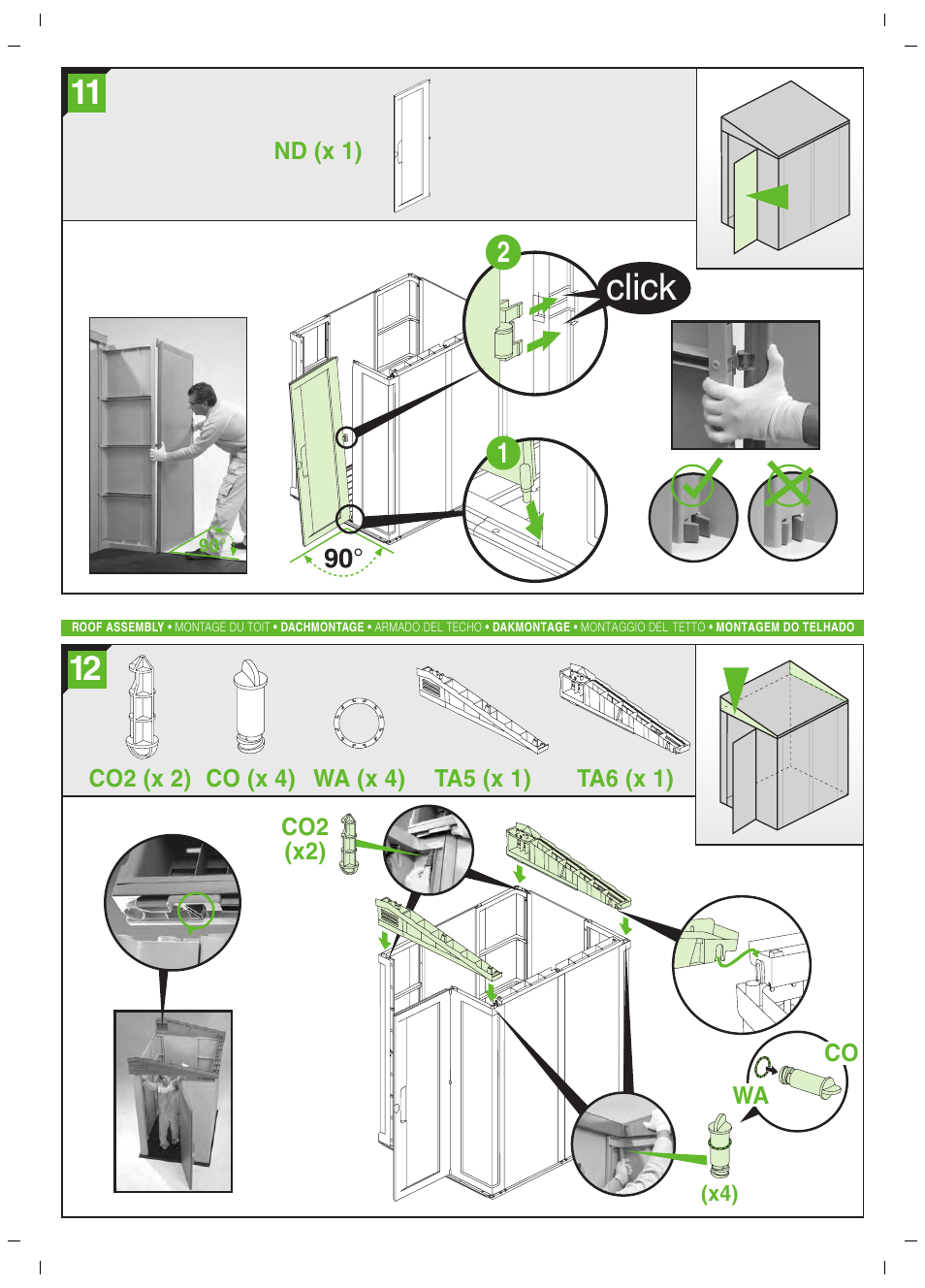 Click | Keter Pent 4x6 User Manual | Page 14 / 32