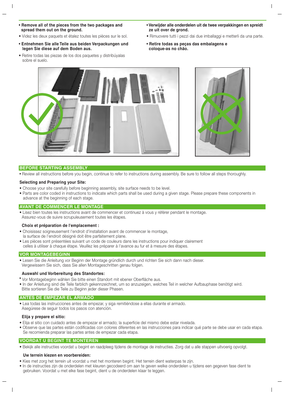 Keter Pent 4x6 User Manual | Page 3 / 32