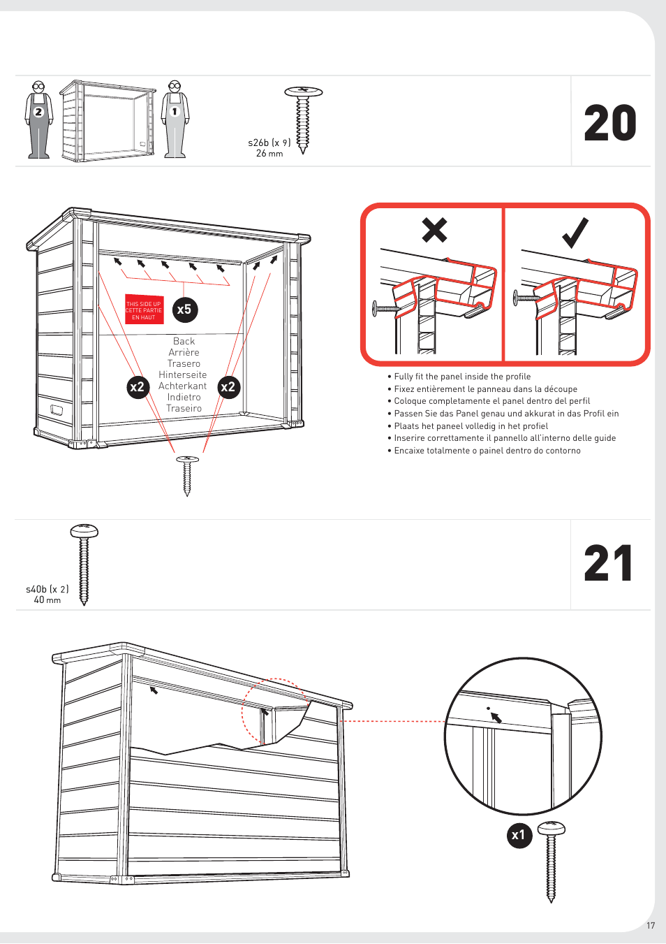 Keter Bikes, Bins & More User Manual | Page 17 / 24