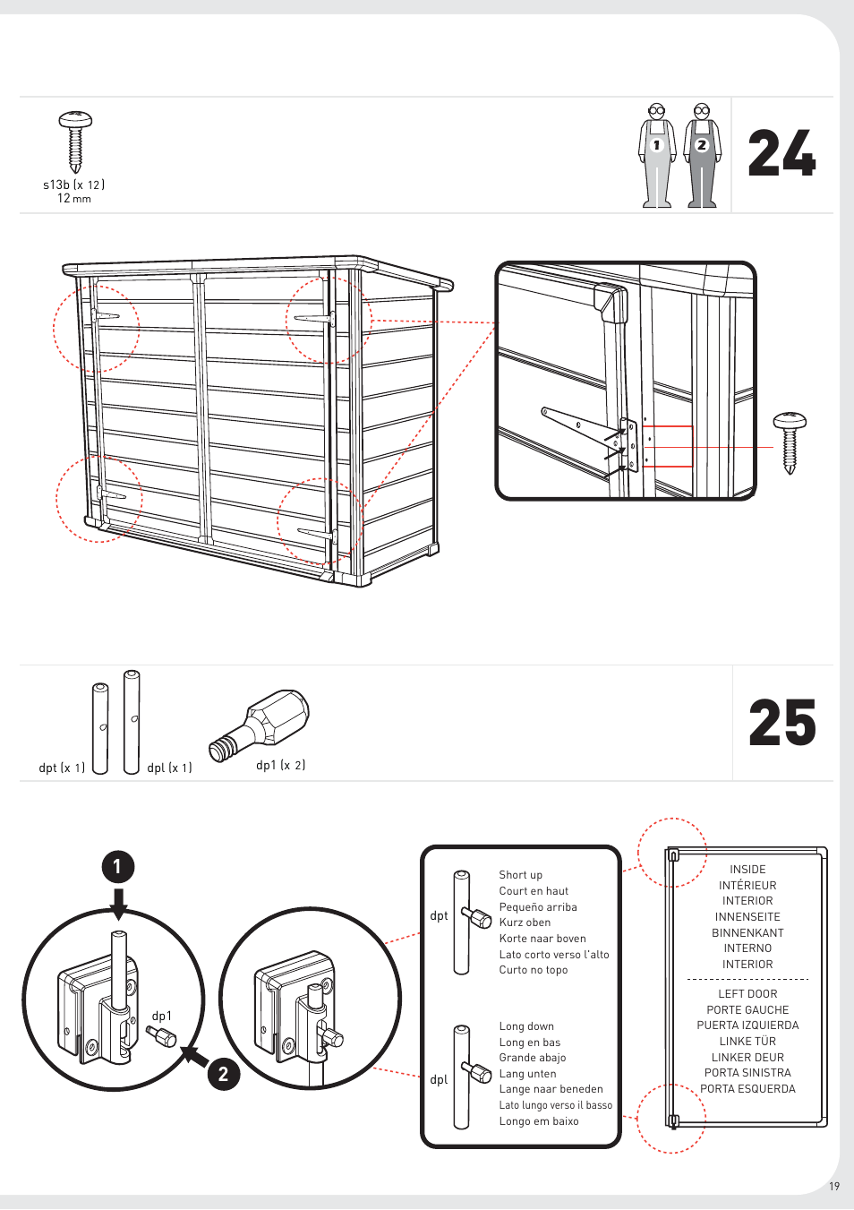 Keter Bikes, Bins & More User Manual | Page 19 / 24