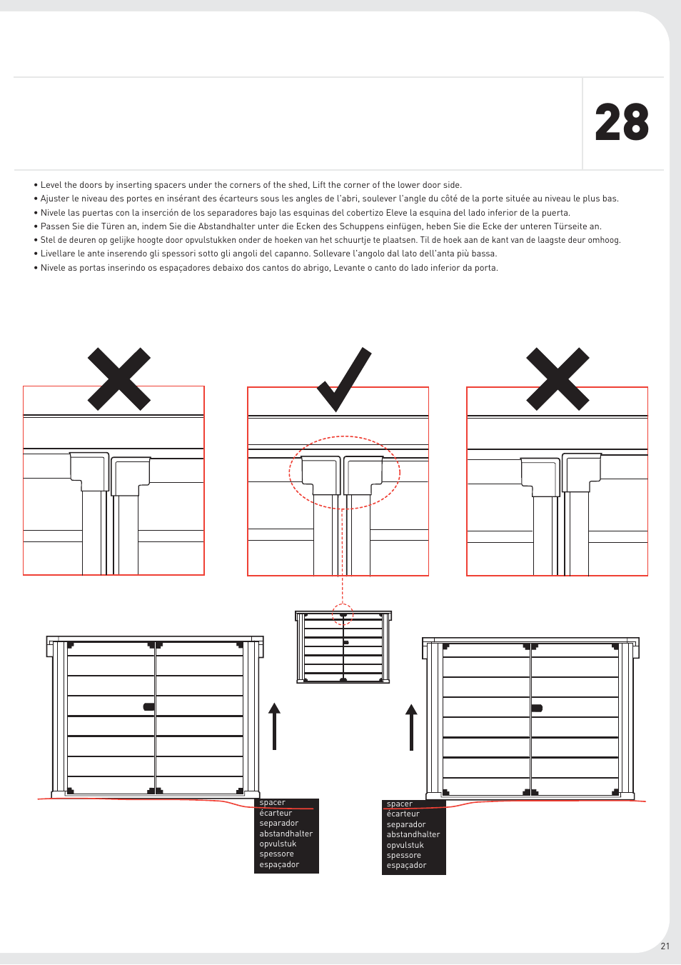 Keter Bikes, Bins & More User Manual | Page 21 / 24