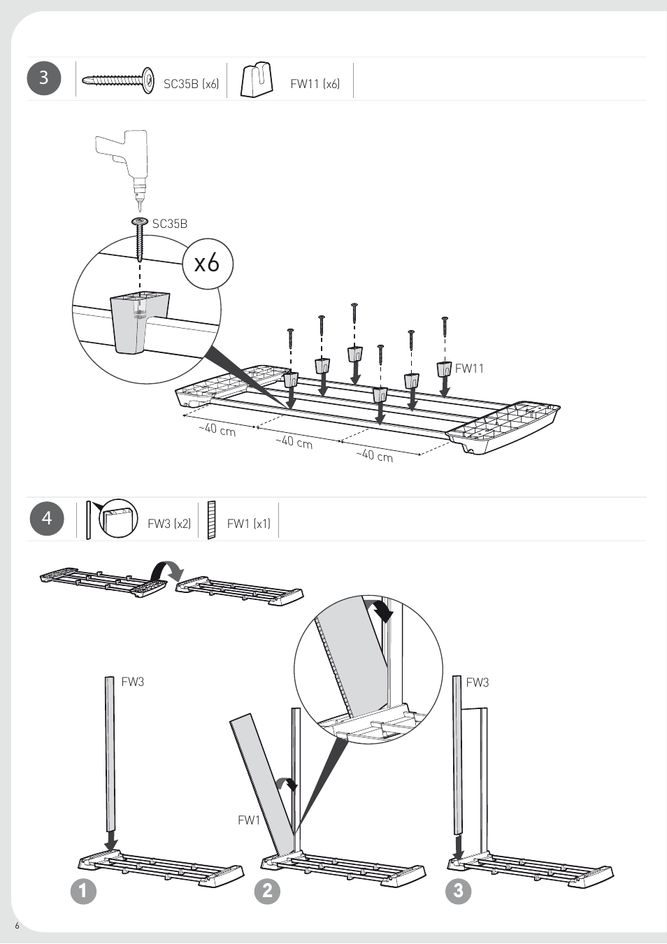 Keter Firewood Shelter User Manual | Page 6 / 16