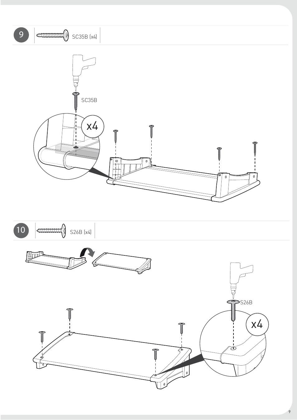 Keter Firewood Shelter User Manual | Page 9 / 16