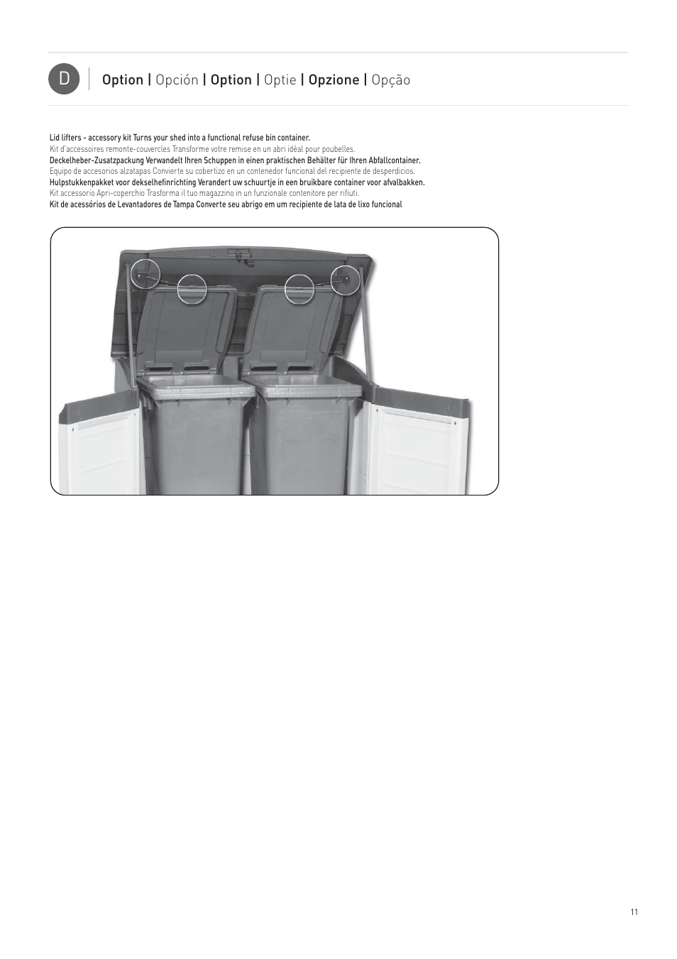 Keter Garden Shed User Manual | Page 11 / 16