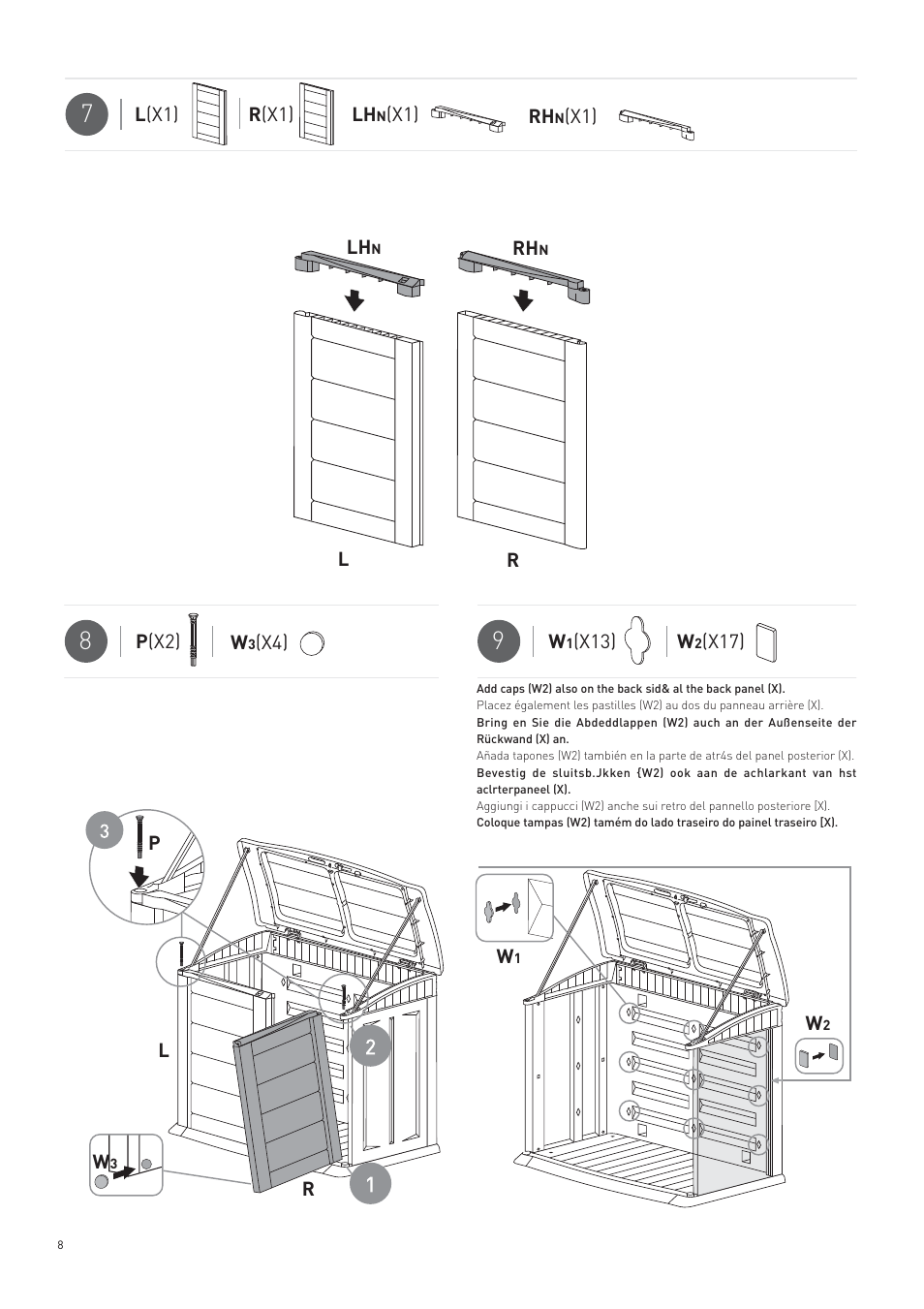 Keter Garden Shed User Manual | Page 8 / 16