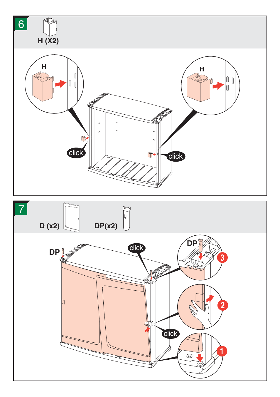 Keter GreatSpace Wide Shed User Manual | Page 6 / 12