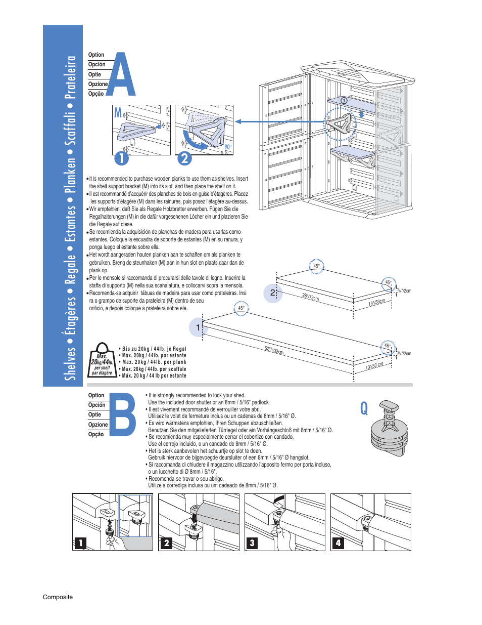 Keter High Garden Shed User Manual | Page 6 / 12