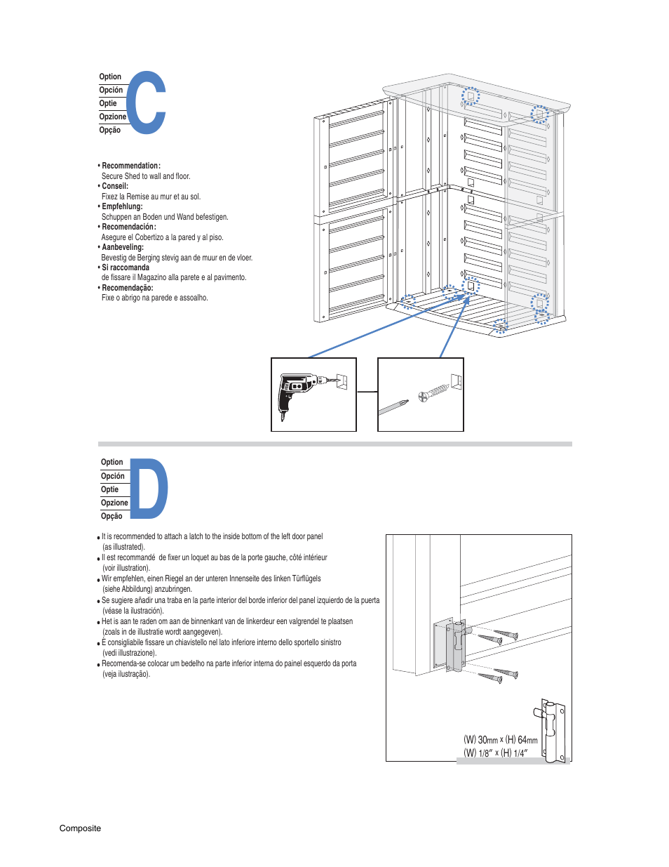 Keter High Garden Shed User Manual | Page 7 / 12
