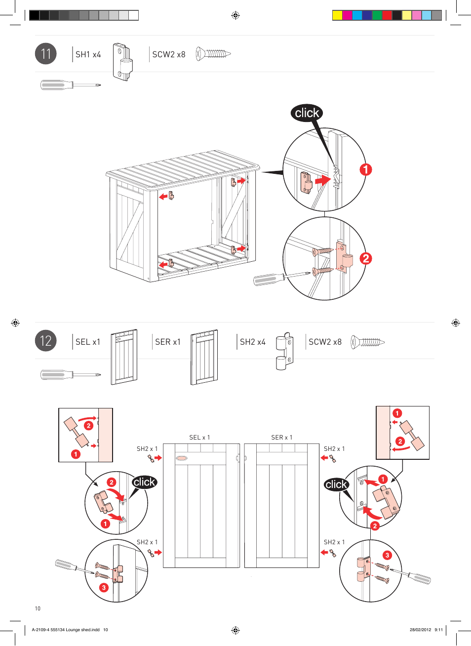 Keter Lounge Shed User Manual | Page 10 / 16