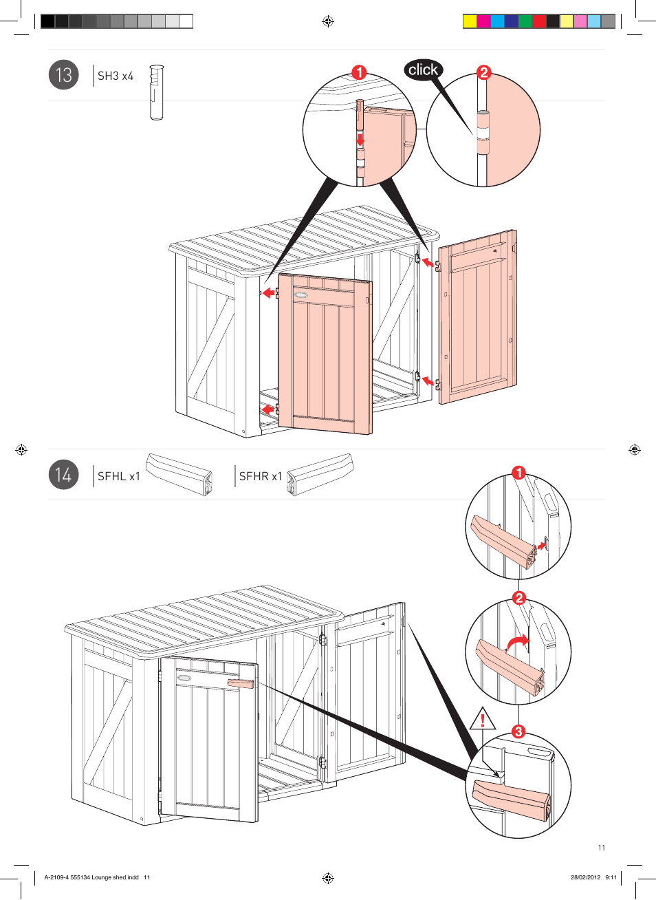 Keter Lounge Shed User Manual | Page 11 / 16